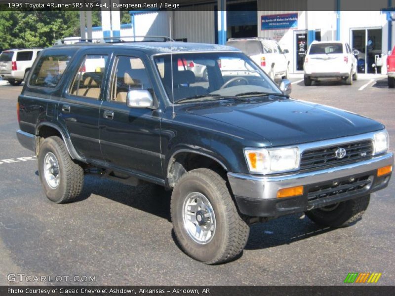 Evergreen Pearl / Beige 1995 Toyota 4Runner SR5 V6 4x4