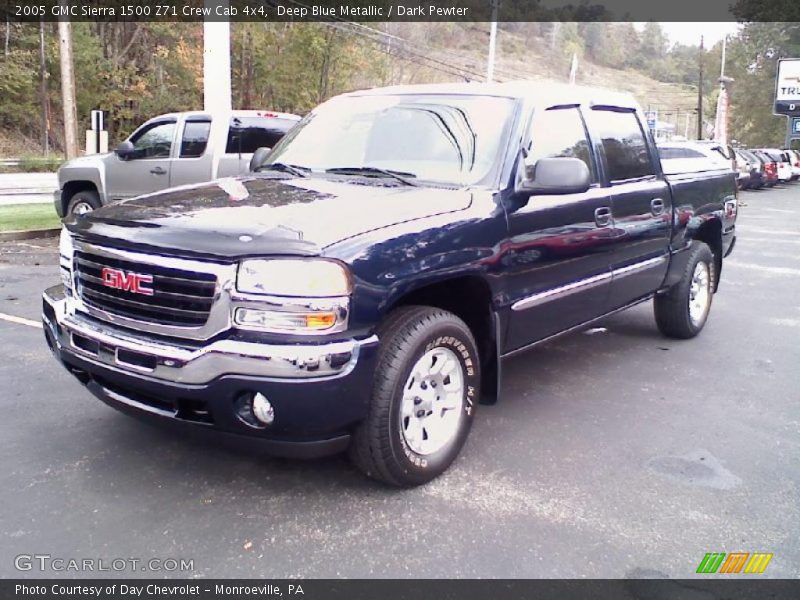 Deep Blue Metallic / Dark Pewter 2005 GMC Sierra 1500 Z71 Crew Cab 4x4
