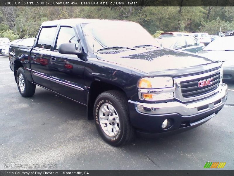 Deep Blue Metallic / Dark Pewter 2005 GMC Sierra 1500 Z71 Crew Cab 4x4