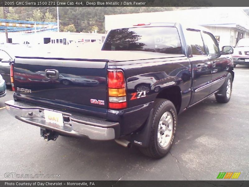 Deep Blue Metallic / Dark Pewter 2005 GMC Sierra 1500 Z71 Crew Cab 4x4