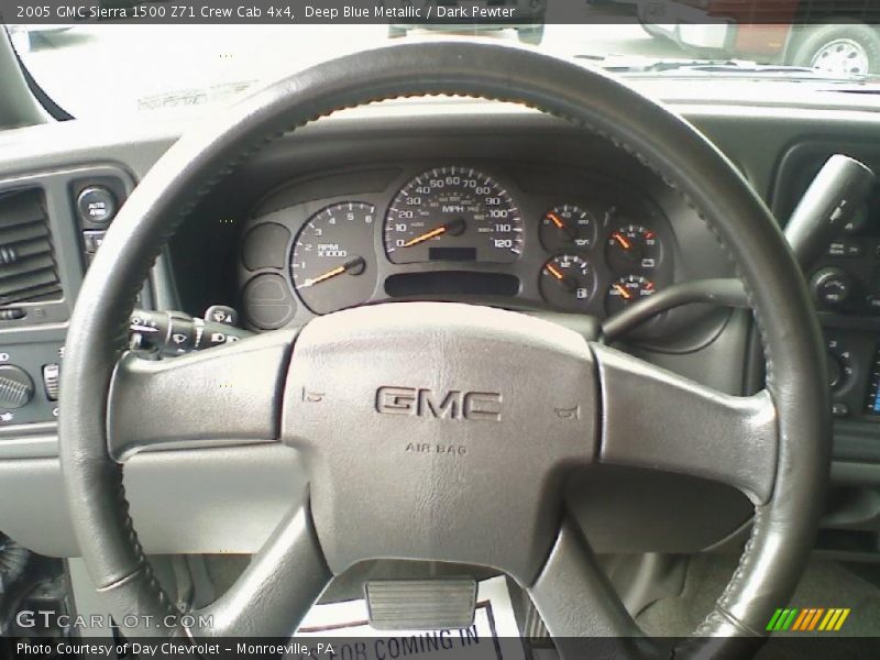 Deep Blue Metallic / Dark Pewter 2005 GMC Sierra 1500 Z71 Crew Cab 4x4
