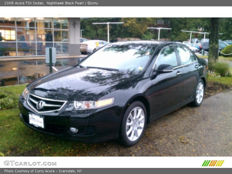 Nighthawk Black Pearl / Ebony 2008 Acura TSX Sedan