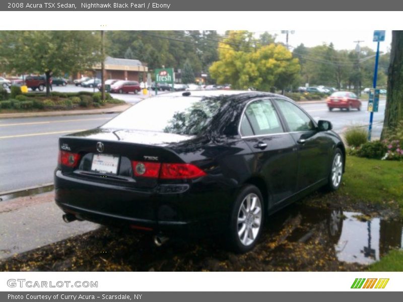 Nighthawk Black Pearl / Ebony 2008 Acura TSX Sedan