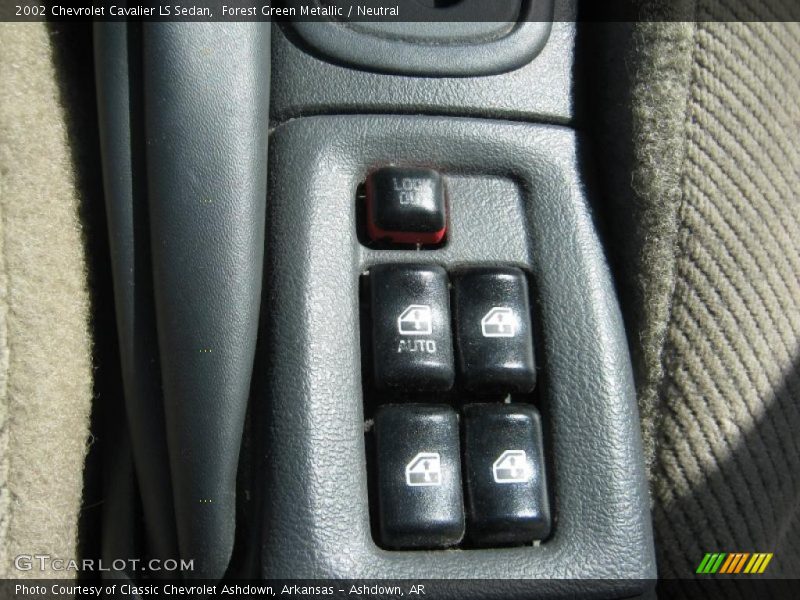 Forest Green Metallic / Neutral 2002 Chevrolet Cavalier LS Sedan