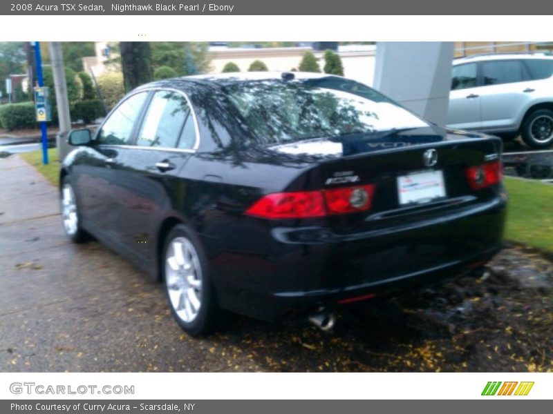 Nighthawk Black Pearl / Ebony 2008 Acura TSX Sedan