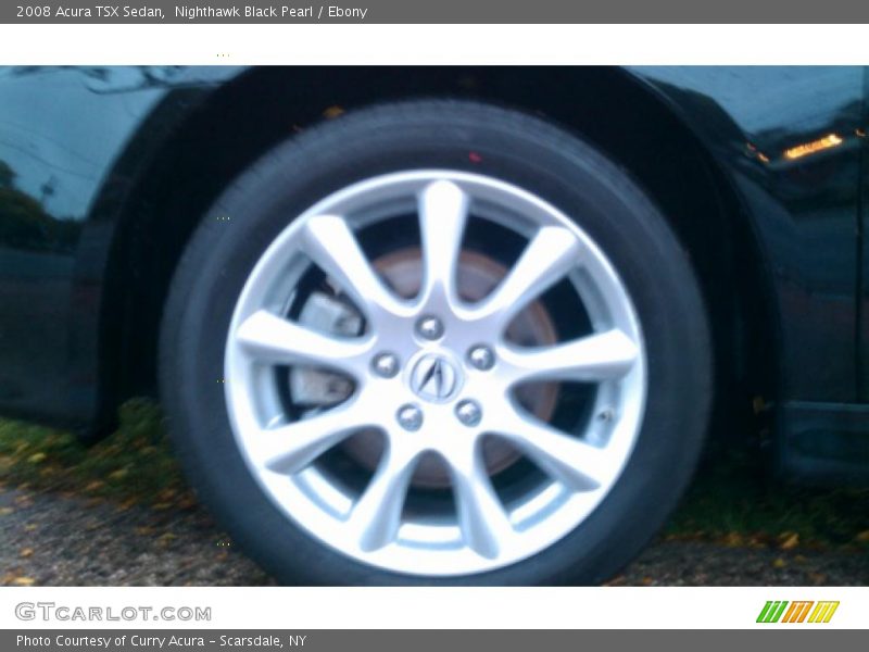 Nighthawk Black Pearl / Ebony 2008 Acura TSX Sedan