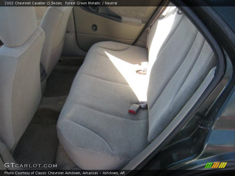 Forest Green Metallic / Neutral 2002 Chevrolet Cavalier LS Sedan