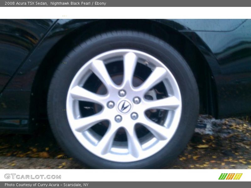 Nighthawk Black Pearl / Ebony 2008 Acura TSX Sedan