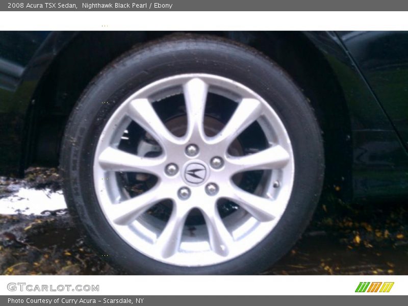 Nighthawk Black Pearl / Ebony 2008 Acura TSX Sedan