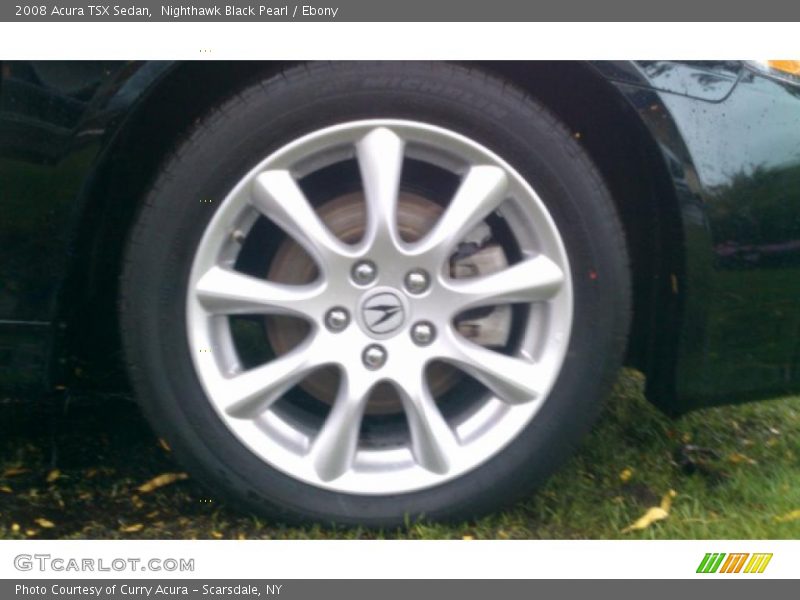 Nighthawk Black Pearl / Ebony 2008 Acura TSX Sedan