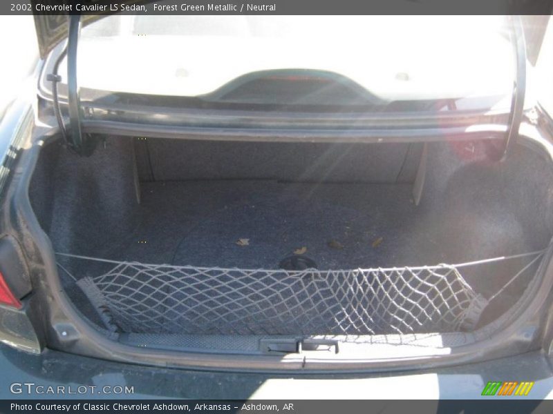 Forest Green Metallic / Neutral 2002 Chevrolet Cavalier LS Sedan
