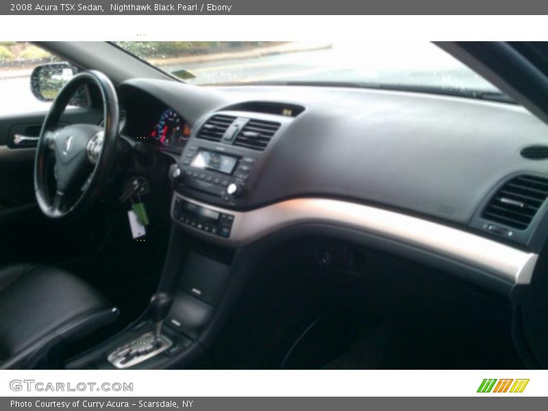Nighthawk Black Pearl / Ebony 2008 Acura TSX Sedan