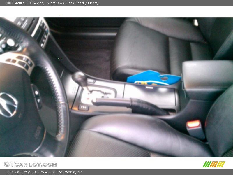 Nighthawk Black Pearl / Ebony 2008 Acura TSX Sedan