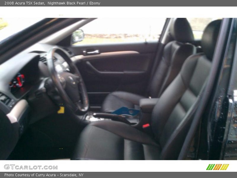 Nighthawk Black Pearl / Ebony 2008 Acura TSX Sedan