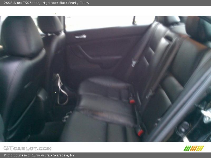 Nighthawk Black Pearl / Ebony 2008 Acura TSX Sedan