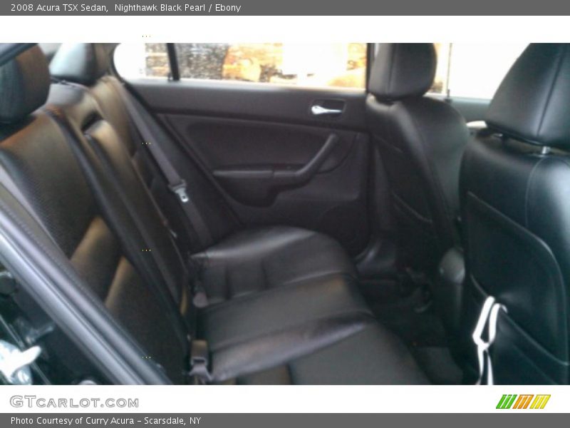 Nighthawk Black Pearl / Ebony 2008 Acura TSX Sedan