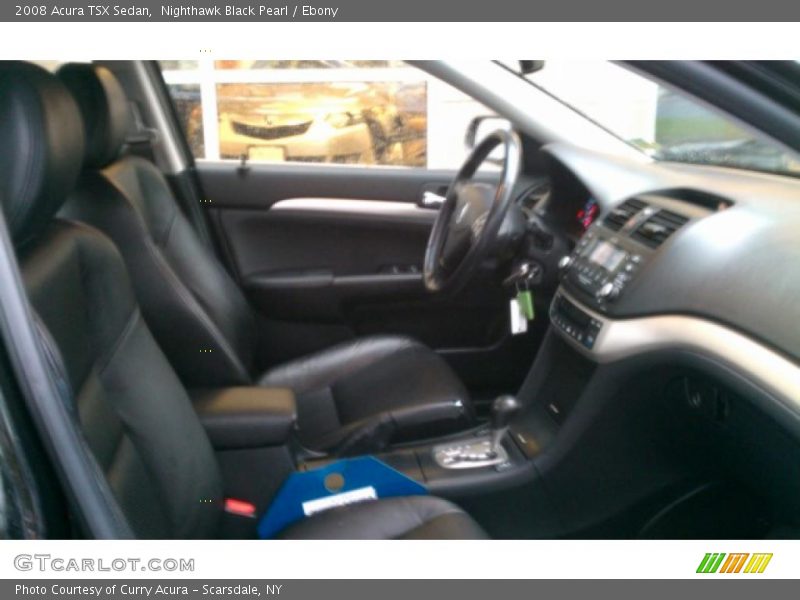 Nighthawk Black Pearl / Ebony 2008 Acura TSX Sedan