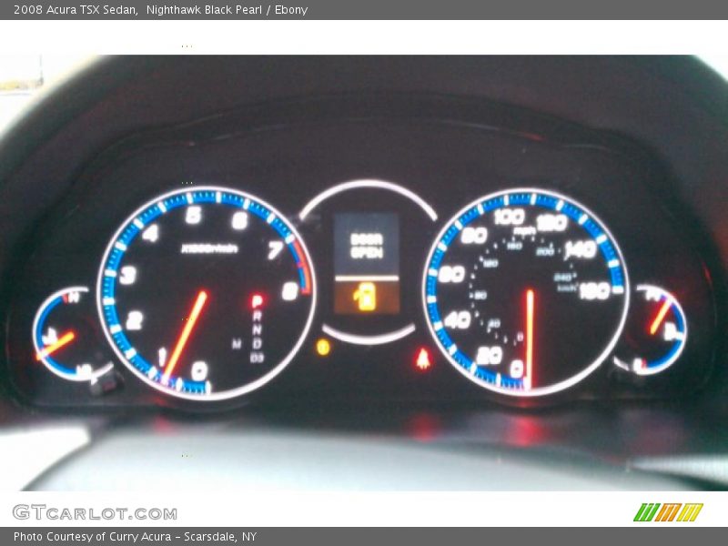 Nighthawk Black Pearl / Ebony 2008 Acura TSX Sedan