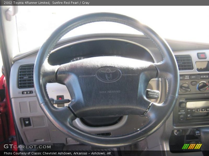 Sunfire Red Pearl / Gray 2002 Toyota 4Runner Limited