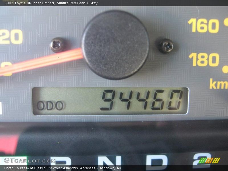 Sunfire Red Pearl / Gray 2002 Toyota 4Runner Limited