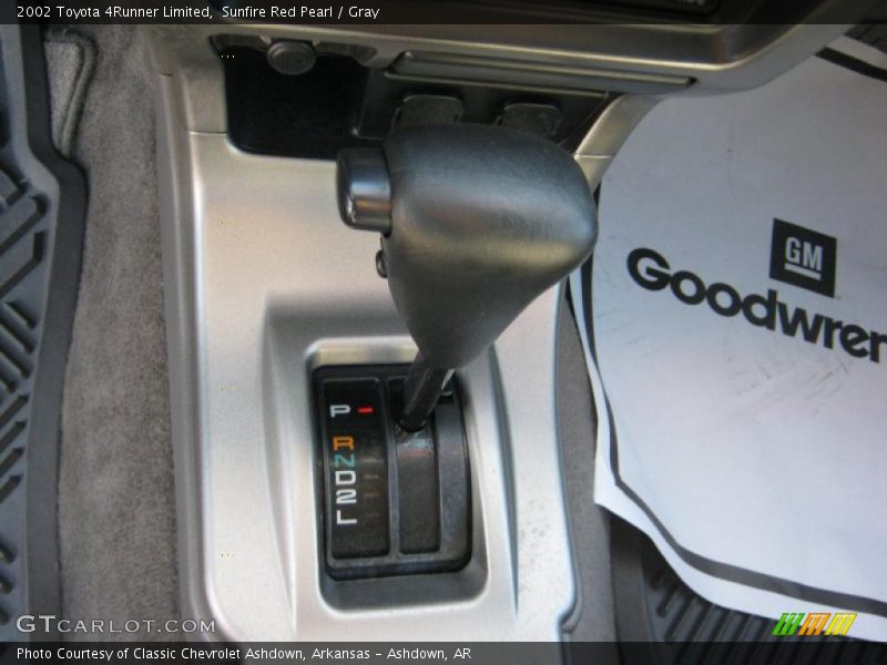 Sunfire Red Pearl / Gray 2002 Toyota 4Runner Limited