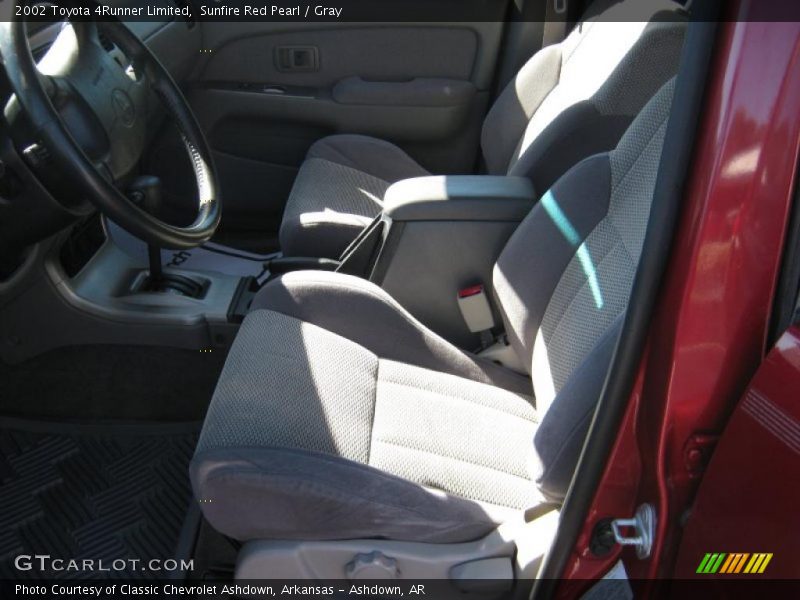 Sunfire Red Pearl / Gray 2002 Toyota 4Runner Limited