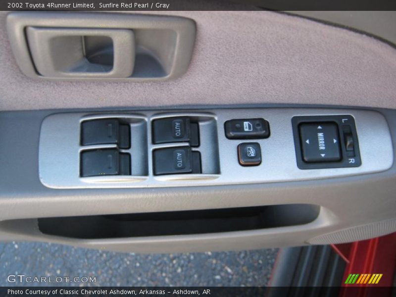 Sunfire Red Pearl / Gray 2002 Toyota 4Runner Limited