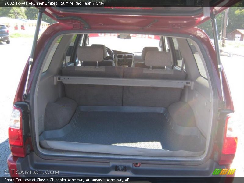 Sunfire Red Pearl / Gray 2002 Toyota 4Runner Limited
