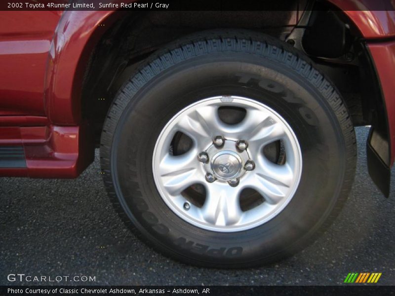 Sunfire Red Pearl / Gray 2002 Toyota 4Runner Limited