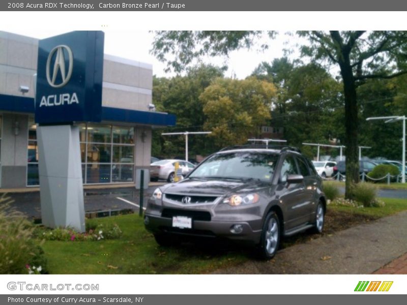 Carbon Bronze Pearl / Taupe 2008 Acura RDX Technology