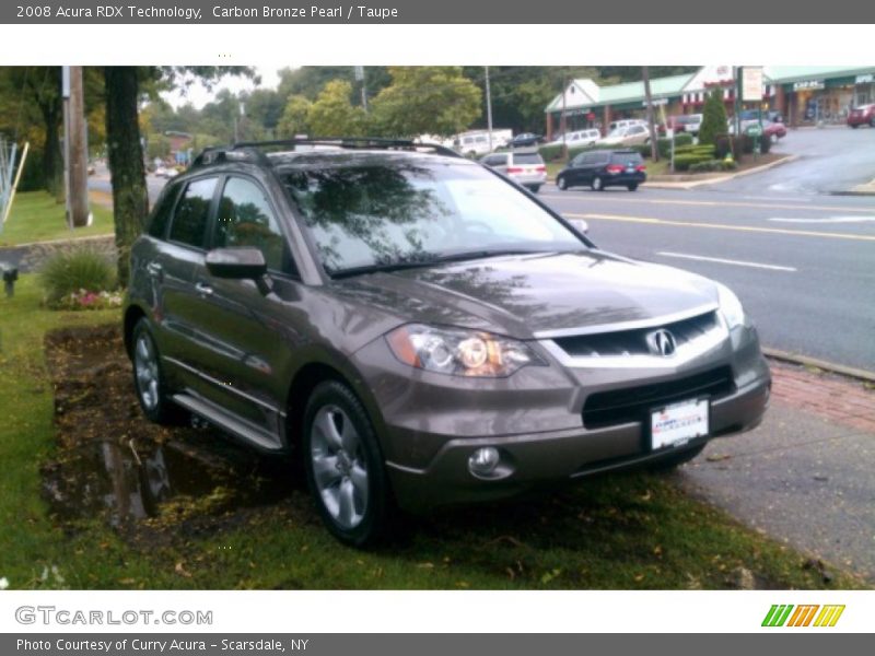 Carbon Bronze Pearl / Taupe 2008 Acura RDX Technology