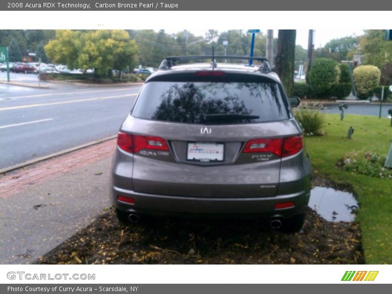 Carbon Bronze Pearl / Taupe 2008 Acura RDX Technology