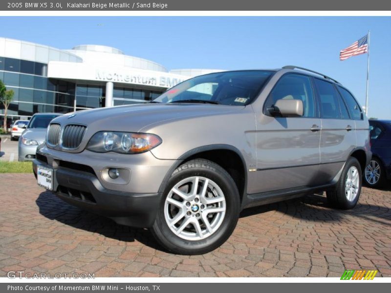 Kalahari Beige Metallic / Sand Beige 2005 BMW X5 3.0i