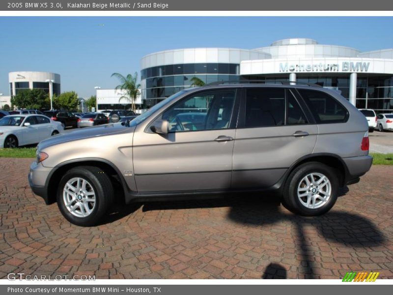 Kalahari Beige Metallic / Sand Beige 2005 BMW X5 3.0i