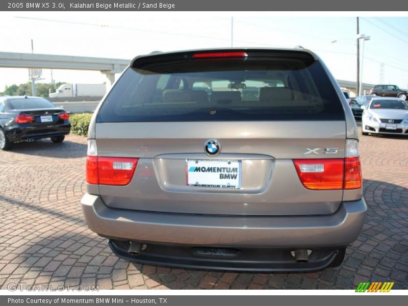 Kalahari Beige Metallic / Sand Beige 2005 BMW X5 3.0i