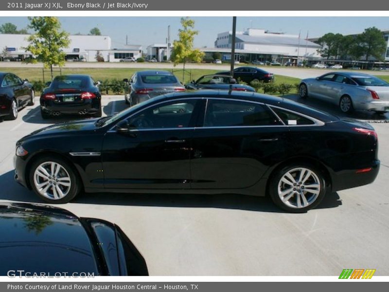 Ebony Black / Jet Black/Ivory 2011 Jaguar XJ XJL