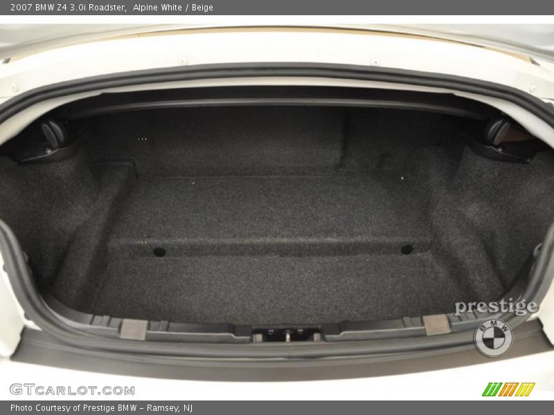 Alpine White / Beige 2007 BMW Z4 3.0i Roadster