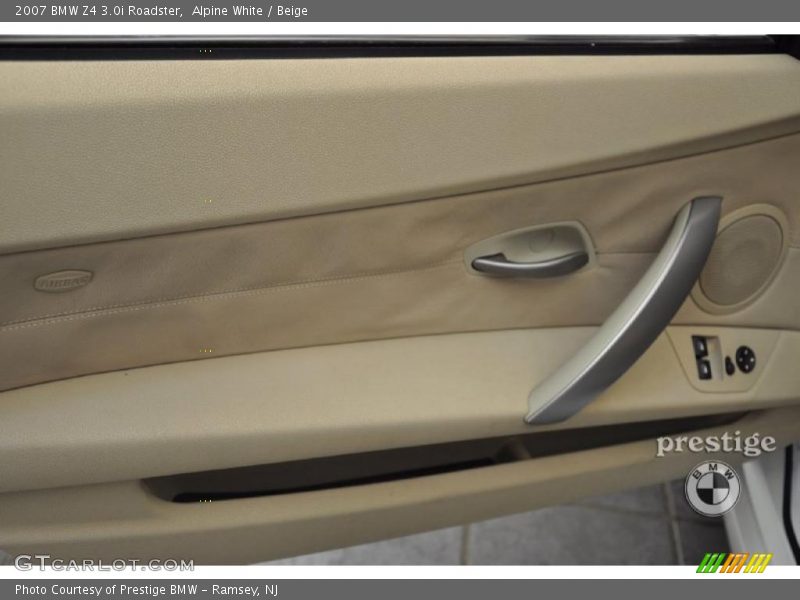 Alpine White / Beige 2007 BMW Z4 3.0i Roadster