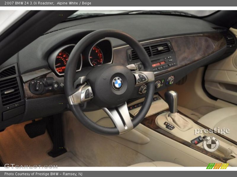 Alpine White / Beige 2007 BMW Z4 3.0i Roadster