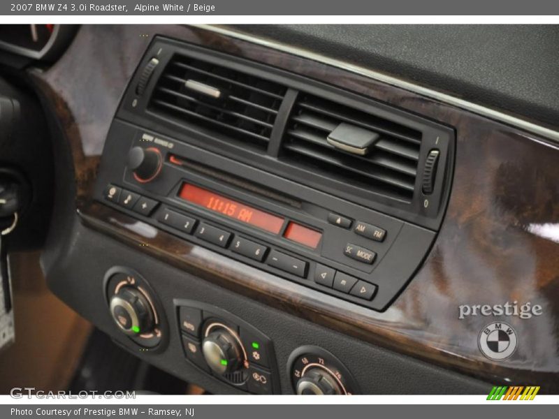 Alpine White / Beige 2007 BMW Z4 3.0i Roadster