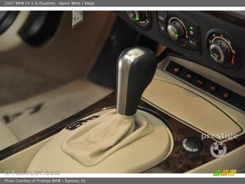 Alpine White / Beige 2007 BMW Z4 3.0i Roadster