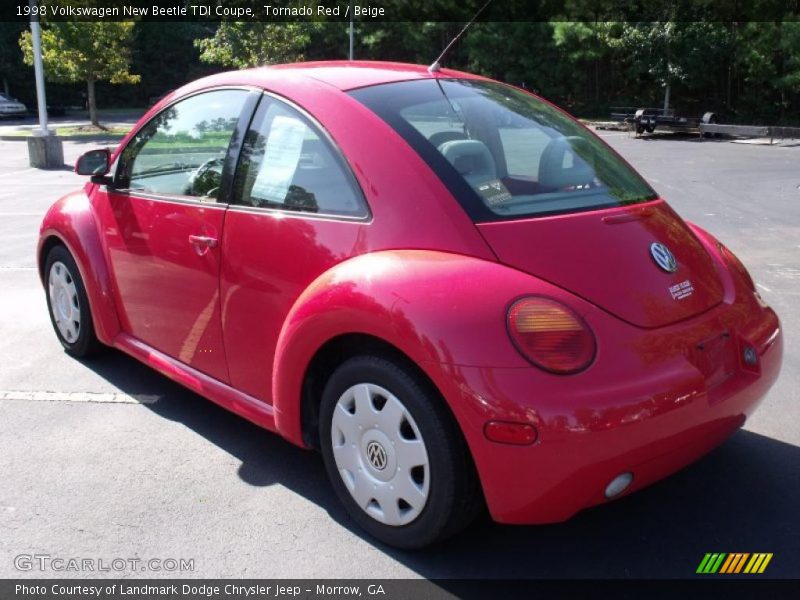 Tornado Red / Beige 1998 Volkswagen New Beetle TDI Coupe