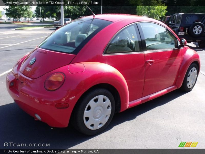 Tornado Red / Beige 1998 Volkswagen New Beetle TDI Coupe
