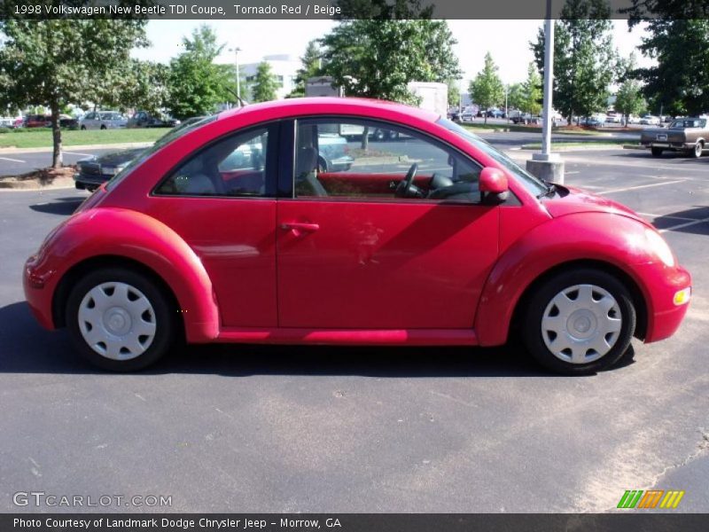 Tornado Red / Beige 1998 Volkswagen New Beetle TDI Coupe