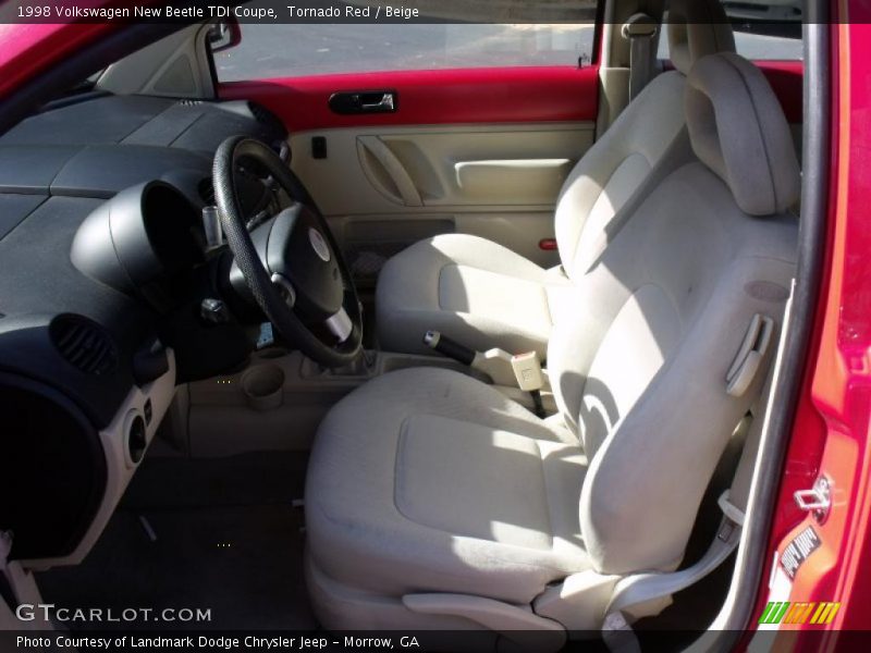 Tornado Red / Beige 1998 Volkswagen New Beetle TDI Coupe
