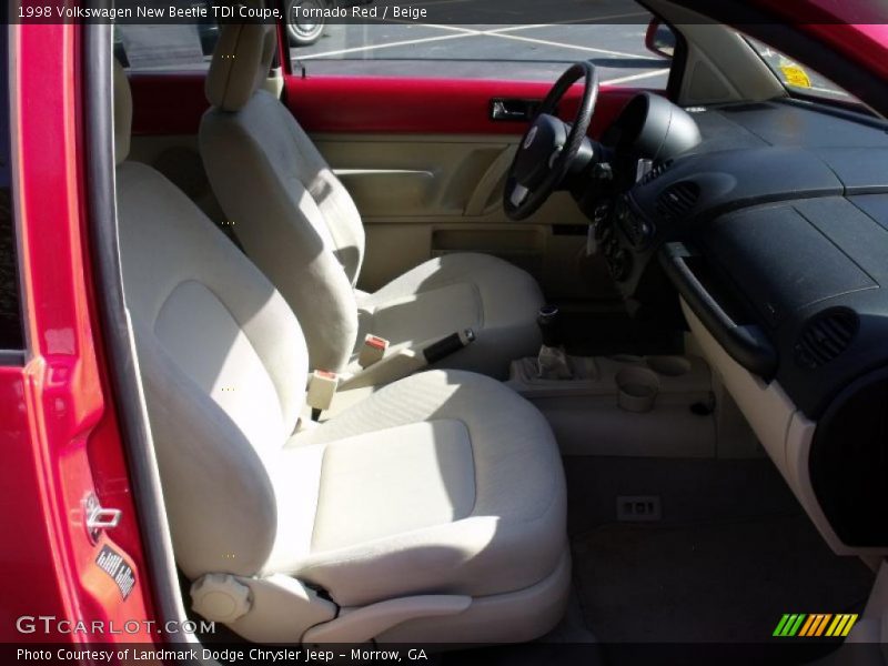 Tornado Red / Beige 1998 Volkswagen New Beetle TDI Coupe