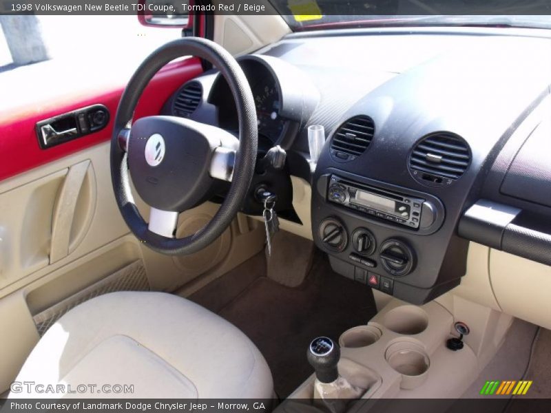 Tornado Red / Beige 1998 Volkswagen New Beetle TDI Coupe
