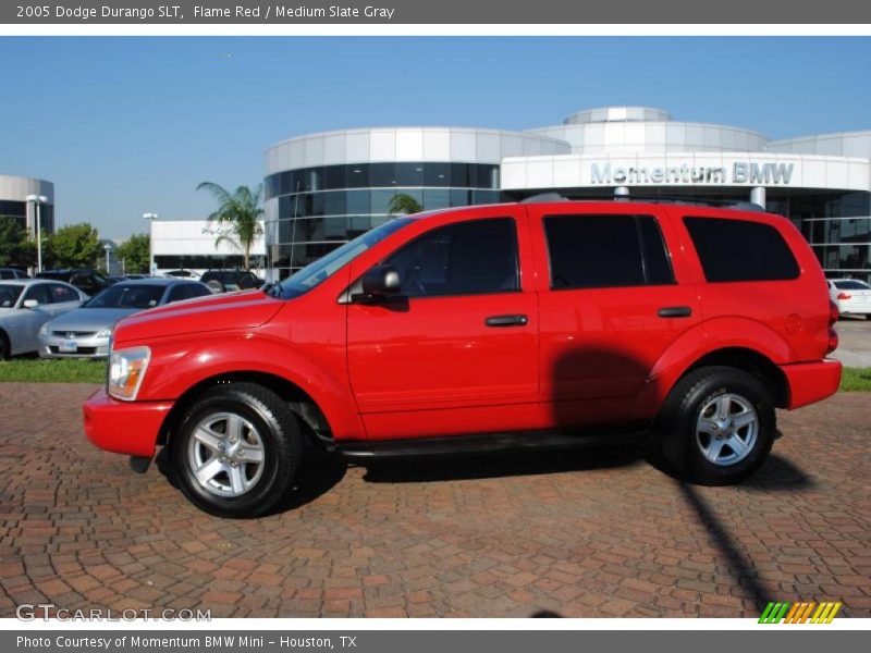Flame Red / Medium Slate Gray 2005 Dodge Durango SLT