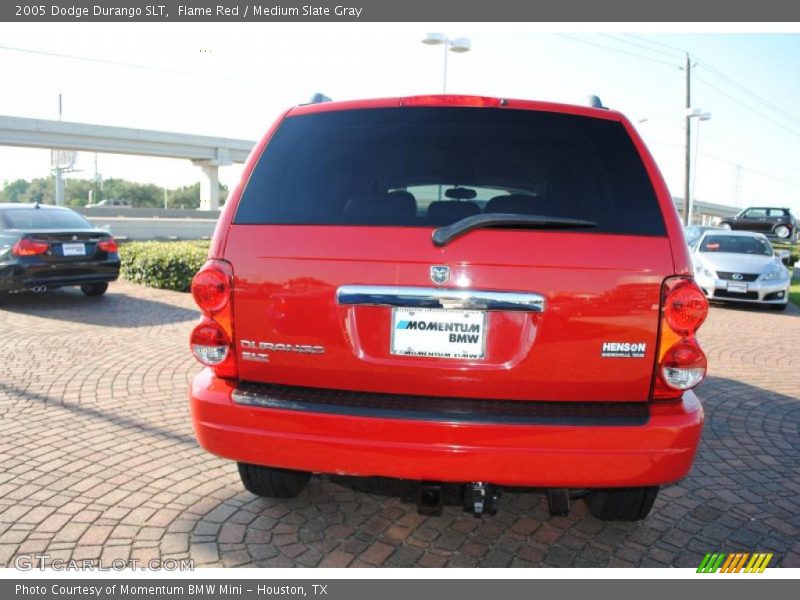 Flame Red / Medium Slate Gray 2005 Dodge Durango SLT