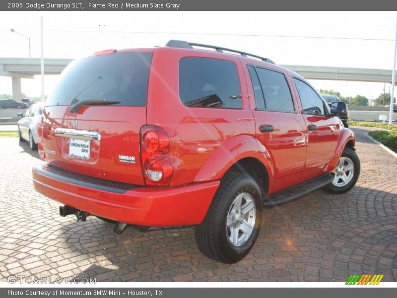 Flame Red / Medium Slate Gray 2005 Dodge Durango SLT